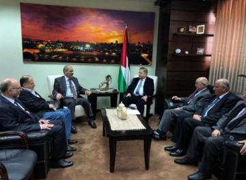 زيارة عطوفة الأمين العام للمجلس الطبي الأردني لدولة فلسطين الشقيقة